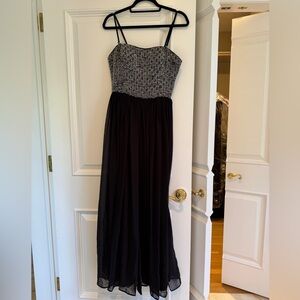 Aidan Mattox Strapless Sequined Gown Sz 10